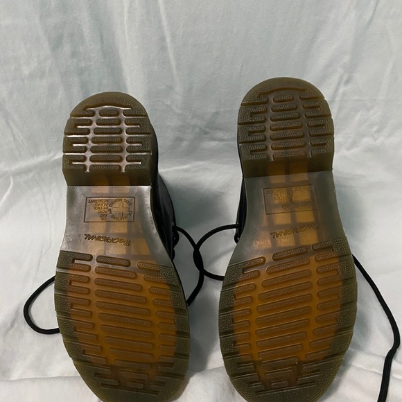 Black mat leather doc martens - Picture 3 of 3